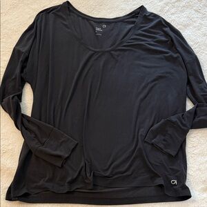 GAP Black Long Sleeve Women's Top, size L